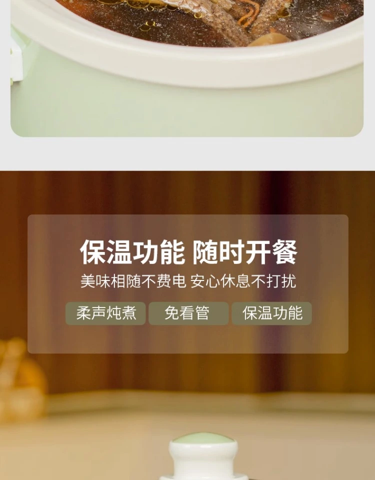 新款1.0L益美电炖锅